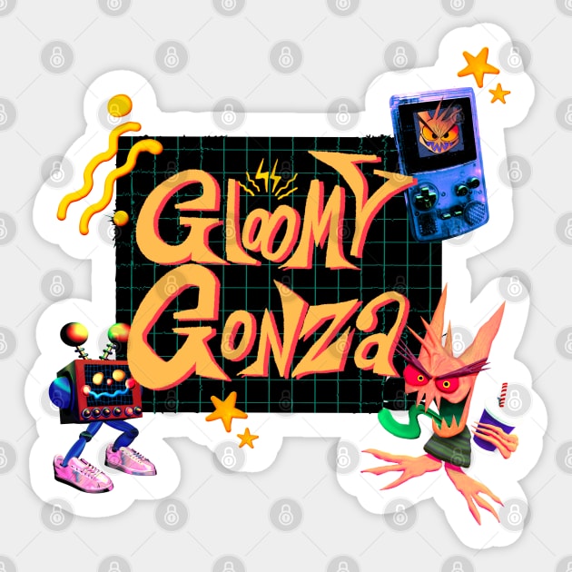 Gloomy Gonza Logo Sticker by GloomyGonza